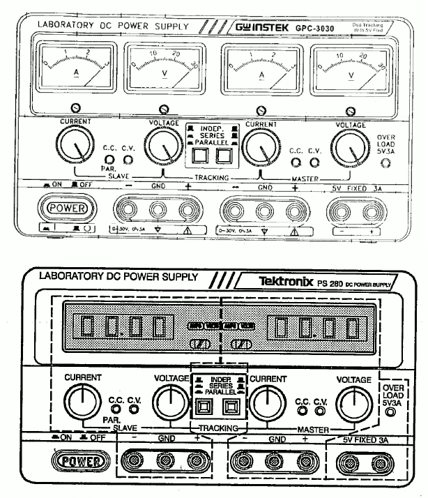front panel comparison