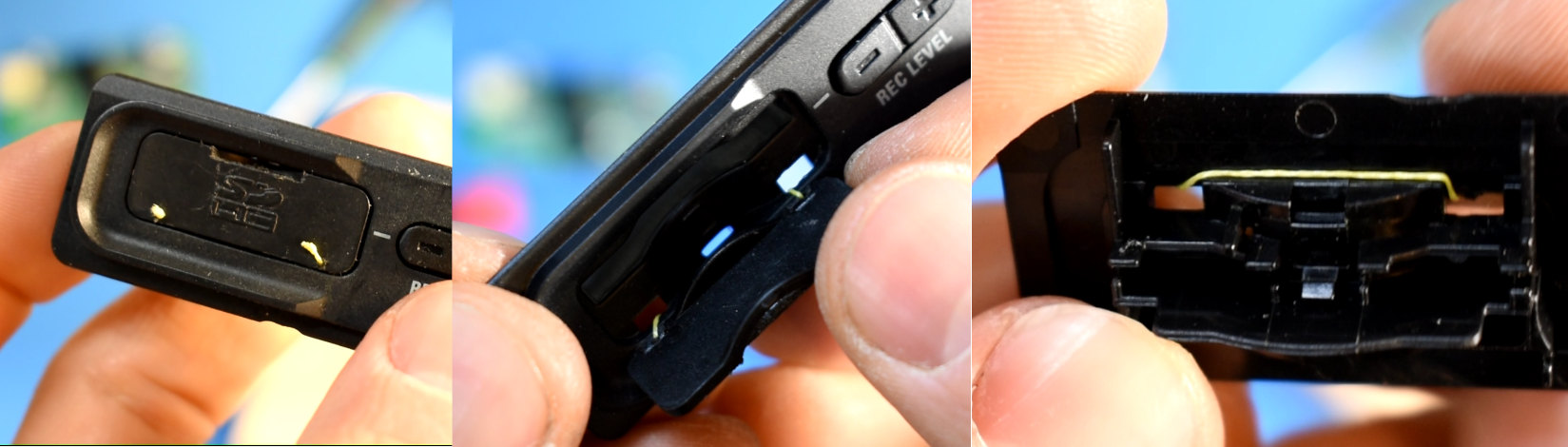 SD card door fix